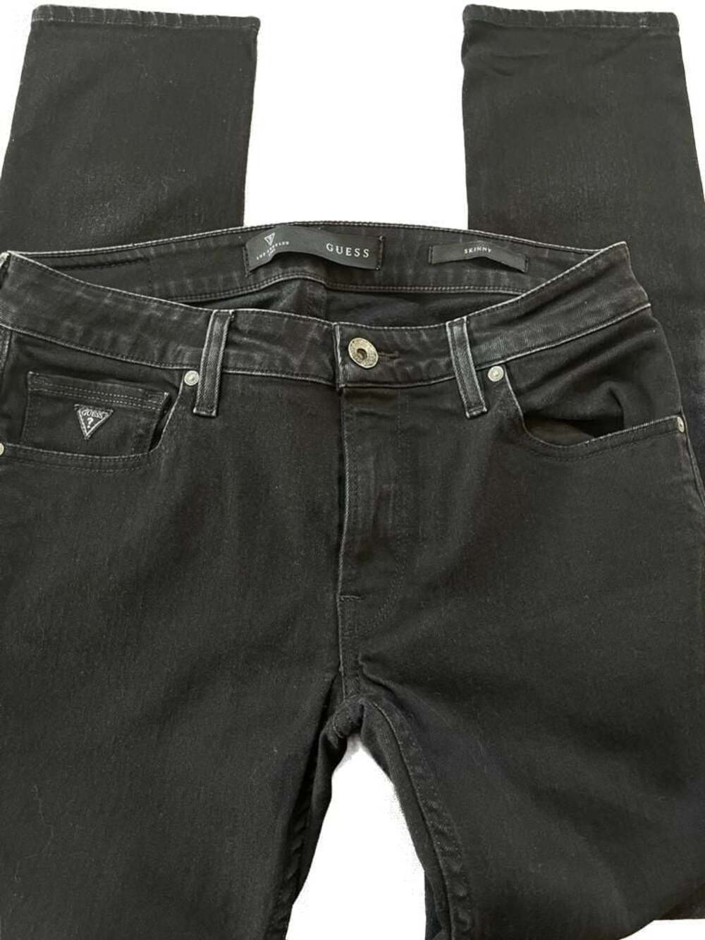 Guess Los Angeles Skinny Jeans 32x30 Black